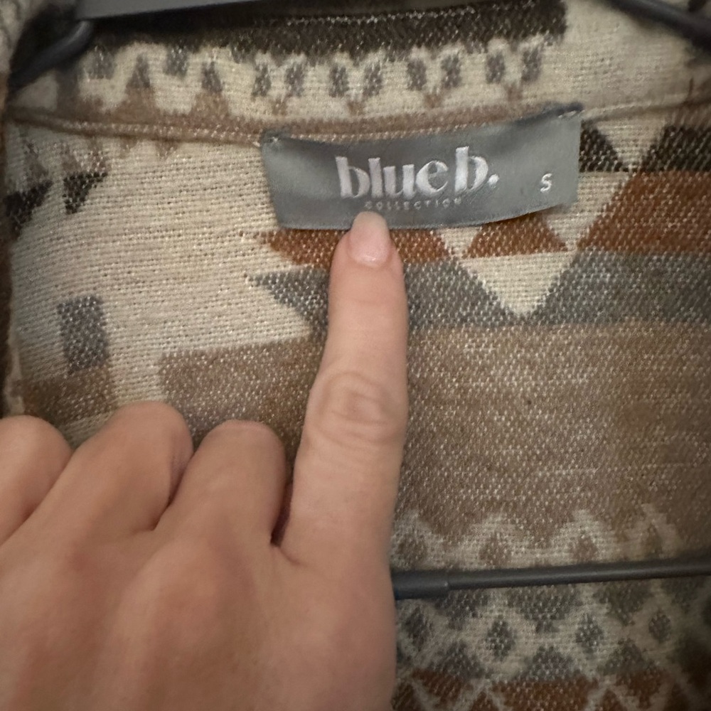 Men's Beige Patterned Jacket - Picture 3 of 3